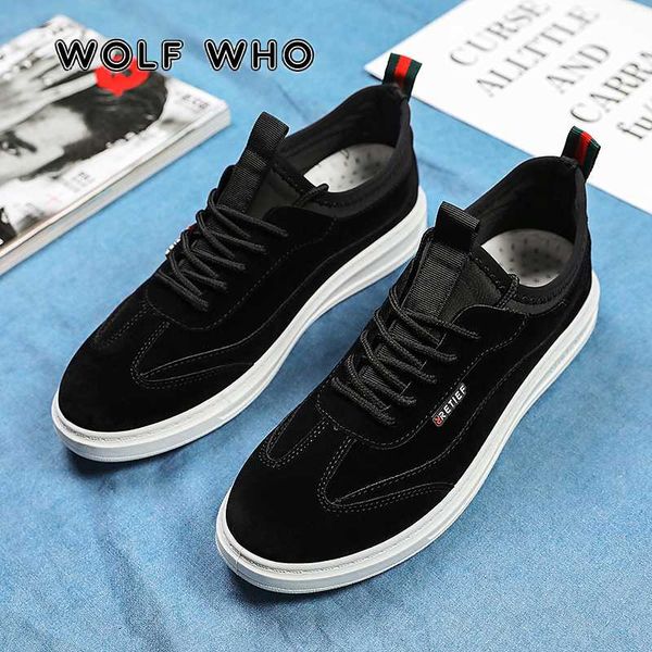 wolf who 2020 new sneakers male flats comfortable casual shoes men's leather breathable outdoor footwears zapatos hombre x-031, Black
wolf who 2020 new sneakers male flats comfortable casual shoes men's leather breathable outdoor footwears zapatos hombre x-031, Black