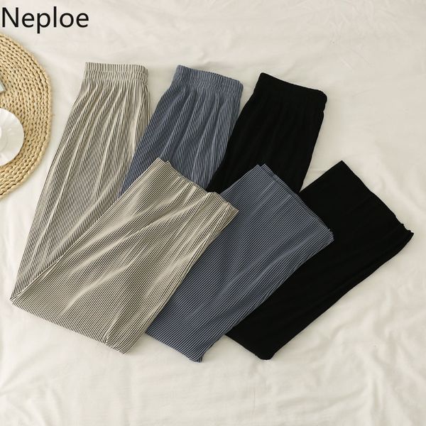 neploe 2020 summer new ice silk wide leg pants stretch high waist women trousers korean pleated causal long pants femme 4d141, Black;white
neploe 2020 summer new ice silk wide leg pants stretch high waist women trousers korean pleated causal long pants femme 4d141, Black;white
