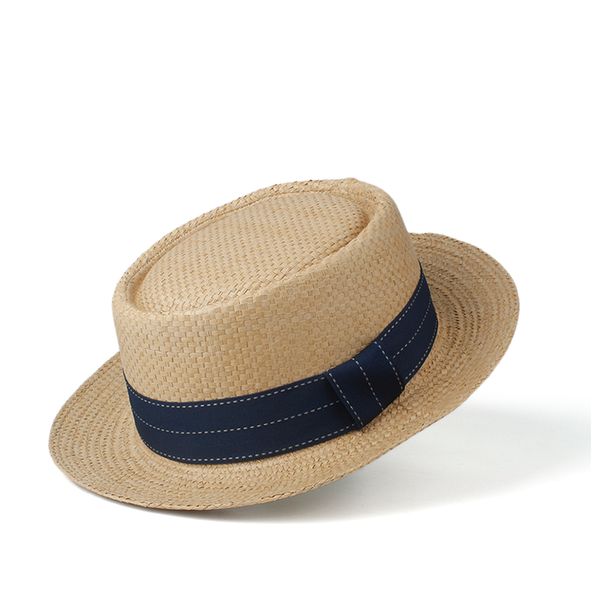 100% straw women men sun summer pork pie sunbonnet lady flat boater panama sunhat beach hat size 57-60cm y200619, Blue;gray
100% straw women men sun summer pork pie sunbonnet lady flat boater panama sunhat beach hat size 57-60cm y200619, Blue;gray
