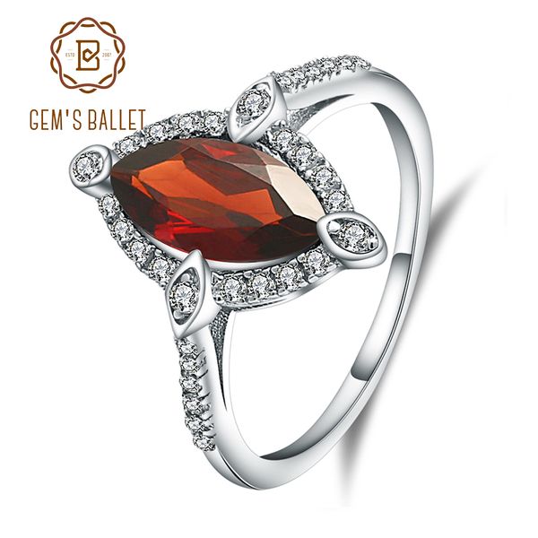 gem's ballet 2.11ct marquise natural red garnet gemstone ring 925 sterling silver fine jewelry for women drop shipping, Golden;silver
gem's ballet 2.11ct marquise natural red garnet gemstone ring 925 sterling silver fine jewelry for women drop shipping, Golden;silver