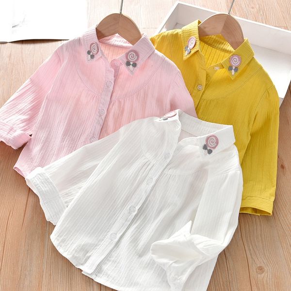 girls 2020 new autumn children's korean pure cotton lollipop foreign doll lollipop shirt style doll shirt student clothing, White;black
girls 2020 new autumn children's korean pure cotton lollipop foreign doll lollipop shirt style doll shirt student clothing, White;black