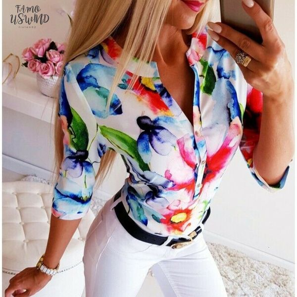v neck summer women 3 4 sleeve loose t shirt floral print v neck t shirts ol ladies plain casual button, White
v neck summer women 3 4 sleeve loose t shirt floral print v neck t shirts ol ladies plain casual button, White