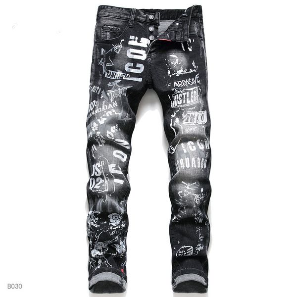 20ss new fashion men's stylist jeans distressed zipper casual men's stylist slim motorcycle jeans, Blue
20ss new fashion men's stylist jeans distressed zipper casual men's stylist slim motorcycle jeans, Blue