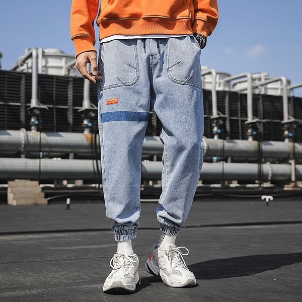 zhuzunzhe 2020 autumn and winter washed loose beam feet solid color jeans trendy men's casual feet harem pants popular, Black
zhuzunzhe 2020 autumn and winter washed loose beam feet solid color jeans trendy men's casual feet harem pants popular, Black