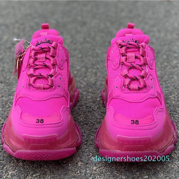2020 luxury paris triple s 17fw dad run shoes pink crystal 2019 fashion brand designer mens women casual clunky sneakers d05, Black
2020 luxury paris triple s 17fw dad run shoes pink crystal 2019 fashion brand designer mens women casual clunky sneakers d05, Black