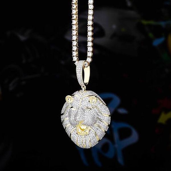 hip hop iced out lion pendant necklace bling diamond tennis link chain big pendants lion animal rapper accessories, Silver
hip hop iced out lion pendant necklace bling diamond tennis link chain big pendants lion animal rapper accessories, Silver