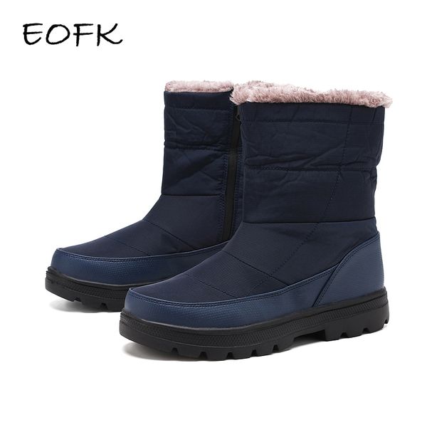 eofk women snow boots winter 2020 keep warm with fur short plush comfy waterproof flat mid-calf ladies shoes plus size 46, Black
eofk women snow boots winter 2020 keep warm with fur short plush comfy waterproof flat mid-calf ladies shoes plus size 46, Black