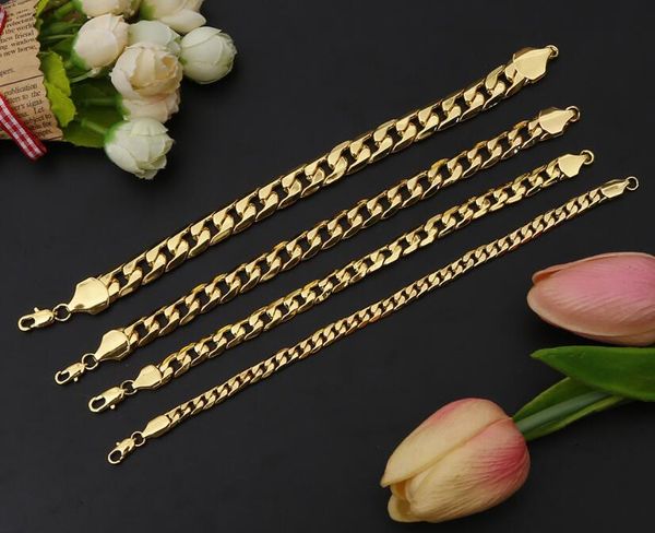 2020 men women bracelet plating 18k gold side chain bracelet 6mm 8mm 10mm 12mm *21cm fashion gold bracelet 10pcs/lot, Black
2020 men women bracelet plating 18k gold side chain bracelet 6mm 8mm 10mm 12mm *21cm fashion gold bracelet 10pcs/lot, Black