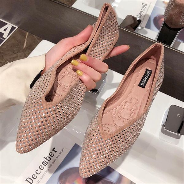 pointed flat shoes women 2020 spring new shallow mouth rhinestone soft bottom wild gentle fairy evening shoes, Black
pointed flat shoes women 2020 spring new shallow mouth rhinestone soft bottom wild gentle fairy evening shoes, Black