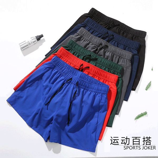 new fake two-piece men's quick-drying running pants and trousers and shorts casual fitness sports shorts, Black;red
new fake two-piece men's quick-drying running pants and trousers and shorts casual fitness sports shorts, Black;red