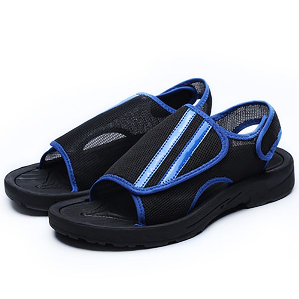 summer mesh sandals men summer korean style casual shoes men sandals non-slip breathable cool drag hook & loop comfort slides, Black
summer mesh sandals men summer korean style casual shoes men sandals non-slip breathable cool drag hook & loop comfort slides, Black