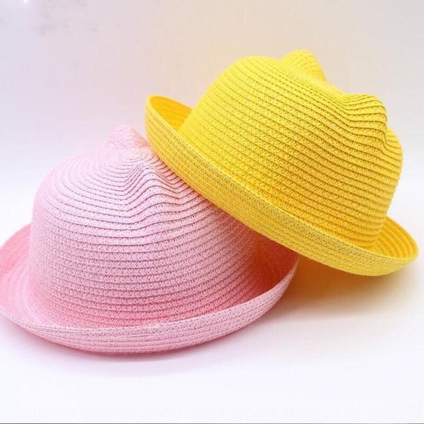 new children's cartoon straw all-match summer 's and wo's cute cat ear sun wo cap straw hat men women cap hat parent-child st, Blue;gray
new children's cartoon straw all-match summer 's and wo's cute cat ear sun wo cap straw hat men women cap hat parent-child st, Blue;gray