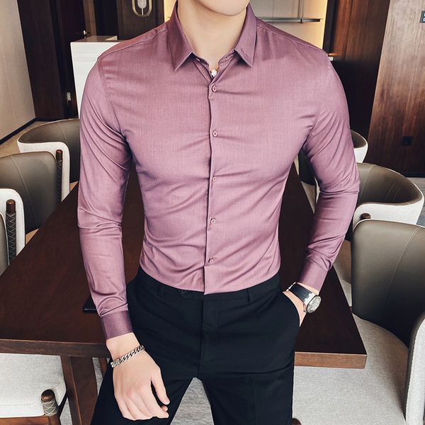 high grade рубашка мужская с длинным рукавом блузка фиолетовый рубашки мода slim fit кнопки вверх против морщин мужской повседневный social, White;black
high grade рубашка мужская с длинным рукавом блузка фиолетовый рубашки мода slim fit кнопки вверх против морщин мужской повседневный social, White;black