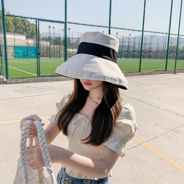 2020 new double-sided large eaves fisherman female summer foldable sun fisherman sunscreen sunscreen hat korean hat fashion, Blue;gray
2020 new double-sided large eaves fisherman female summer foldable sun fisherman sunscreen sunscreen hat korean hat fashion, Blue;gray