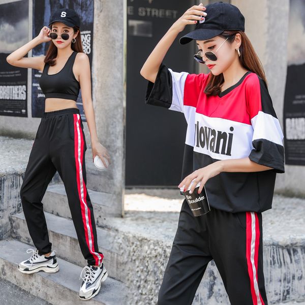 large size yoga clothes suit women's casual sports long sleeve wide songye gym running fitness suit dry services to industry, White;red
large size yoga clothes suit women's casual sports long sleeve wide songye gym running fitness suit dry services to industry, White;red