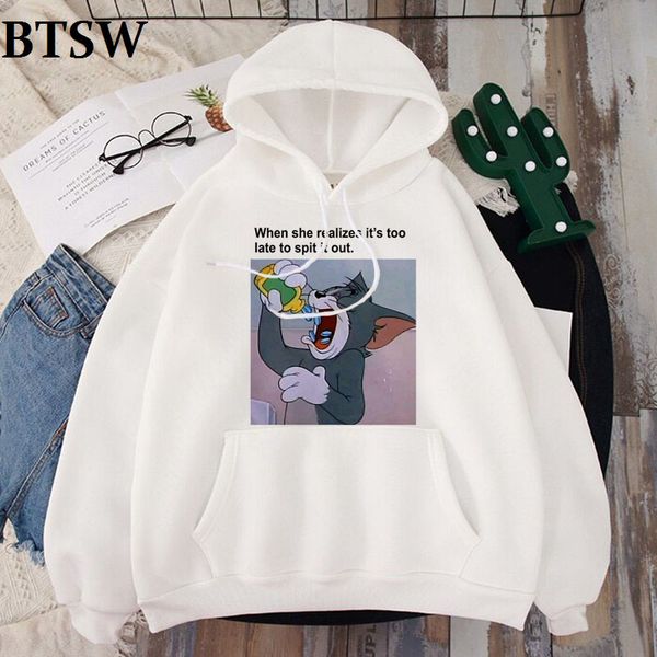 cat tom mouse jerry new ulzzang loose casual women long sleeve cute female cartoon print summer hoodies harajuku hoodie, Black
cat tom mouse jerry new ulzzang loose casual women long sleeve cute female cartoon print summer hoodies harajuku hoodie, Black