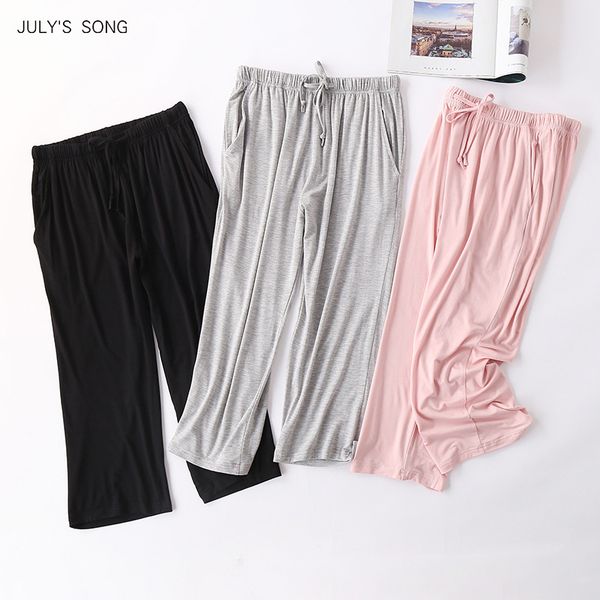 women's sleepwear july's song loose plus size pajamas pants solid color straight homewear comfortable seamless female bottoms summ, Black;red
women's sleepwear july's song loose plus size pajamas pants solid color straight homewear comfortable seamless female bottoms summ, Black;red