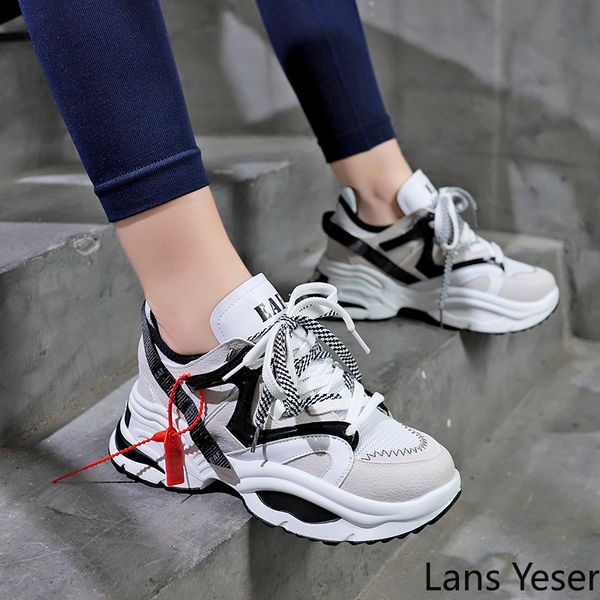 lans women sports running shoes height increasing 6cm eaf shoes woman chunky sneakers ladies colorful trainers chaussure femme
lans women sports running shoes height increasing 6cm eaf shoes woman chunky sneakers ladies colorful trainers chaussure femme