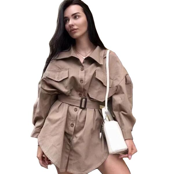 2020 boyfriend style long shirt spring summer cotton belt shirt high street fashion solid color single breasted, White
2020 boyfriend style long shirt spring summer cotton belt shirt high street fashion solid color single breasted, White