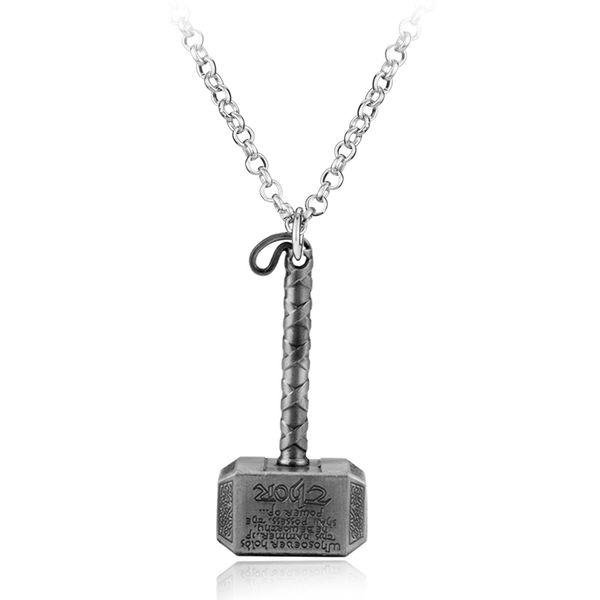 film series movies thor 2 the dark world hammer statement necklace rock punk style men chain pendants necklaces 2 color, Silver
film series movies thor 2 the dark world hammer statement necklace rock punk style men chain pendants necklaces 2 color, Silver