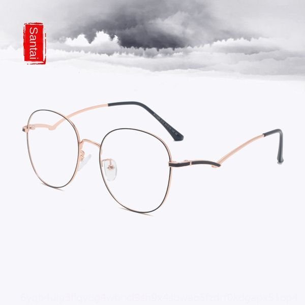 s11329 new round frame personalized bending fashionable myopia plain glasses universal myopia glasses for men and women, Silver
s11329 new round frame personalized bending fashionable myopia plain glasses universal myopia glasses for men and women, Silver