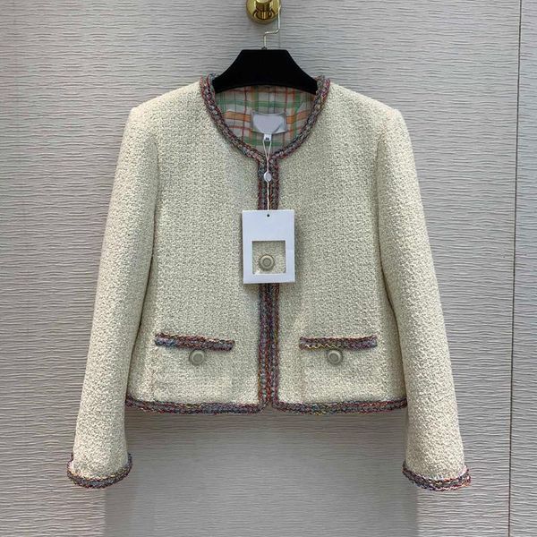 2020 new spring high-end short tweed jacket for women o-neck elegant twist woven patchwork plaid liner white sweet coat outwear, Black
2020 new spring high-end short tweed jacket for women o-neck elegant twist woven patchwork plaid liner white sweet coat outwear, Black