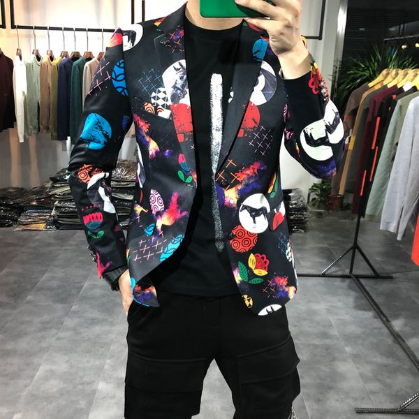2020 korean men blazers fashion printed casual slim suit jacket wedding business blazer male clothing masculino costume homme, White;black
2020 korean men blazers fashion printed casual slim suit jacket wedding business blazer male clothing masculino costume homme, White;black