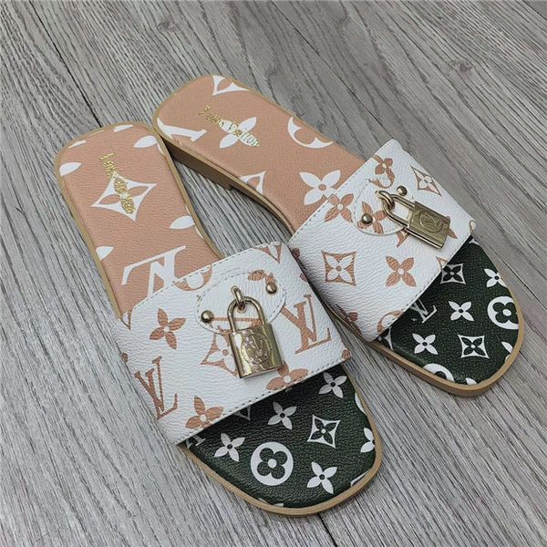 designer metal lock style slippers check printing flip flops fr men women leather flat heel ladies l̴v louìs vuìtton sliders sandals 40, White
designer metal lock style slippers check printing flip flops fr men women leather flat heel ladies l̴v louìs vuìtton sliders sandals 40, White