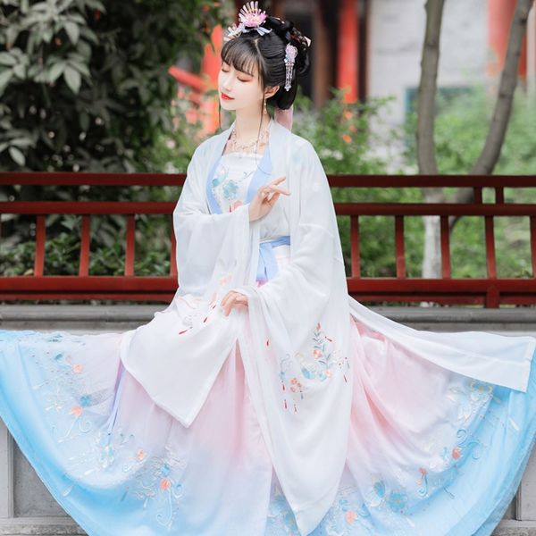obvb3 huange hanfu ancient costume women's spring and autumn chinese style waist sakura princess student ancient costume super fairy el, Black;red
obvb3 huange hanfu ancient costume women's spring and autumn chinese style waist sakura princess student ancient costume super fairy el, Black;red