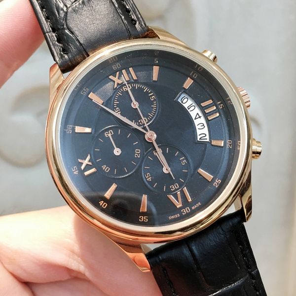 subdials work fashion casual man watch black brown leather watch male wristwatches brand female clock japan movement quartz, Slivery;brown
subdials work fashion casual man watch black brown leather watch male wristwatches brand female clock japan movement quartz, Slivery;brown