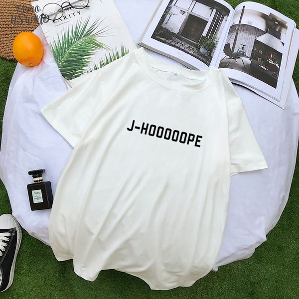 korean kpop j hooooope letter printed t shirts women short sleeve streetwear casual harajuku ulzzang tumblr tee shirt femme, White
korean kpop j hooooope letter printed t shirts women short sleeve streetwear casual harajuku ulzzang tumblr tee shirt femme, White