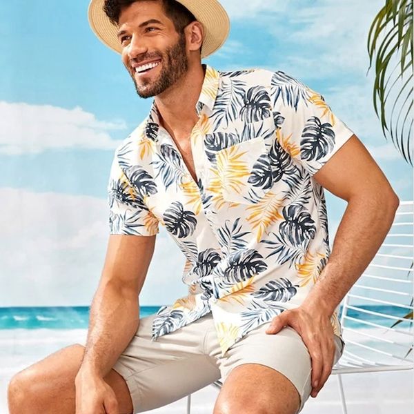 summer men's fashion short sleeves shirt hawaii style beach shirt button cardigan lapel casual male, White;black
summer men's fashion short sleeves shirt hawaii style beach shirt button cardigan lapel casual male, White;black