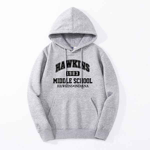 tv show stranger things hawkins hoodie 2019 spring winter warm fleece sweatshirt fashion fitness hip hop streetwear, Black
tv show stranger things hawkins hoodie 2019 spring winter warm fleece sweatshirt fashion fitness hip hop streetwear, Black