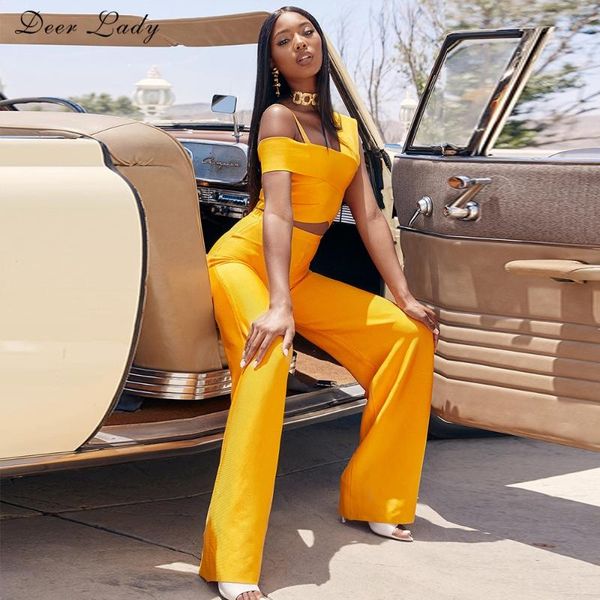 deer lady two piece bandage set 2020 new arrivals autumn orange bandage trousers flared elegant women bodycon sets club, Black;white
deer lady two piece bandage set 2020 new arrivals autumn orange bandage trousers flared elegant women bodycon sets club, Black;white