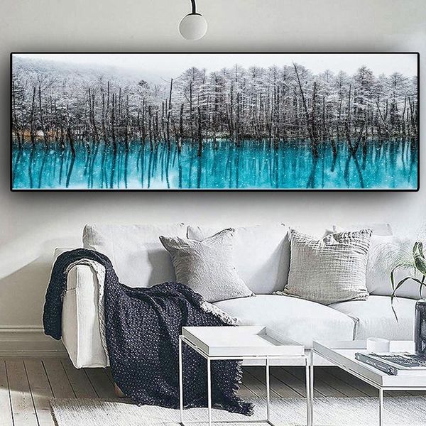 nordic snow forest landscape oil painting abstract posters & prints canvas wall art pictures for living room scandinavian home decoration
nordic snow forest landscape oil painting abstract posters & prints canvas wall art pictures for living room scandinavian home decoration
