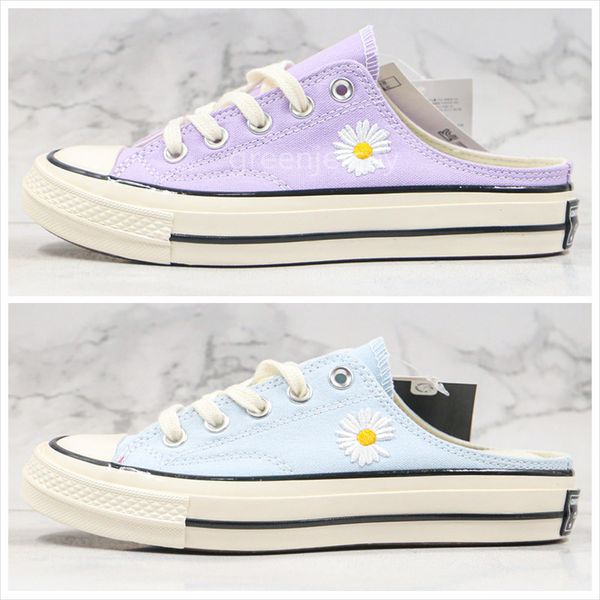 chuck 70 women canvas shoes one pedal gd daisy 1970s taro purple sky blue slippers girls fashion 1970 casual sneakers size 35-39, Black
chuck 70 women canvas shoes one pedal gd daisy 1970s taro purple sky blue slippers girls fashion 1970 casual sneakers size 35-39, Black