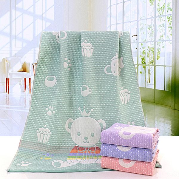 pure cotton baby three-layer gauze bath towel cartoon children's quilt cotton gauze children's bath towel
pure cotton baby three-layer gauze bath towel cartoon children's quilt cotton gauze children's bath towel