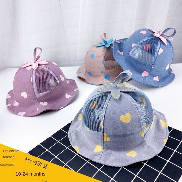 2019 summer children's fisherman fisherman sunscreen girl's cool big eaves sunshade basin hat round dot love mesh sunscreen hat, Blue;gray
2019 summer children's fisherman fisherman sunscreen girl's cool big eaves sunshade basin hat round dot love mesh sunscreen hat, Blue;gray