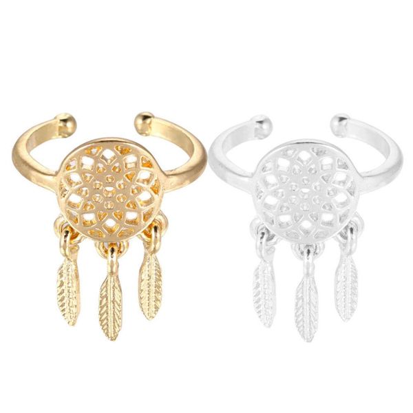 women ring jewelry dream catcher rings hollow feather finger ring dreamcatcher jewelry fashion accessorices 2 colors d952q, Silver
women ring jewelry dream catcher rings hollow feather finger ring dreamcatcher jewelry fashion accessorices 2 colors d952q, Silver
