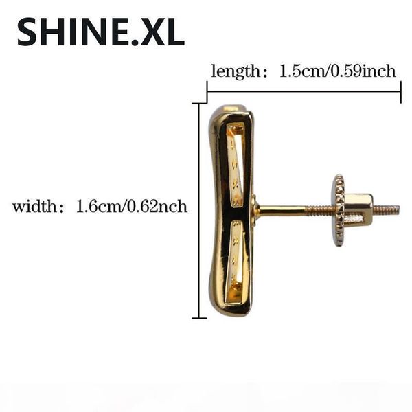 18k gold color plated square large stud earring iced out cubic zircon fashion male women hip hop jewelry, Golden;silver
18k gold color plated square large stud earring iced out cubic zircon fashion male women hip hop jewelry, Golden;silver