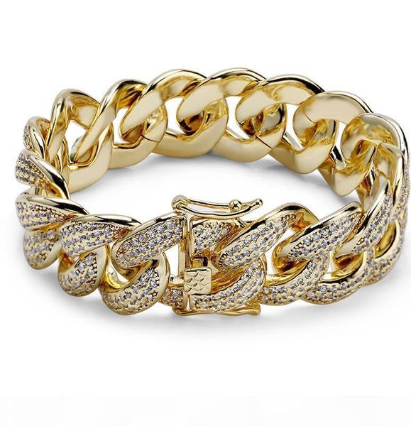 designer bracelet hip hop jewelry men iced out bracelet bling diamond tennis bracelets luxury bangle love charm cuban link chain accessories, Black
designer bracelet hip hop jewelry men iced out bracelet bling diamond tennis bracelets luxury bangle love charm cuban link chain accessories, Black