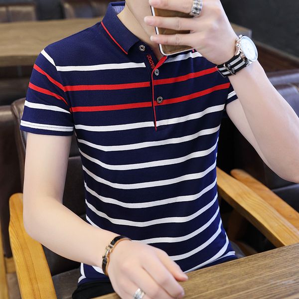 brand summer stripped polo shirt mens new stylish short sleeve polos male streetwear men shirts casual camisa polo masculina t200716, White;black
brand summer stripped polo shirt mens new stylish short sleeve polos male streetwear men shirts casual camisa polo masculina t200716, White;black