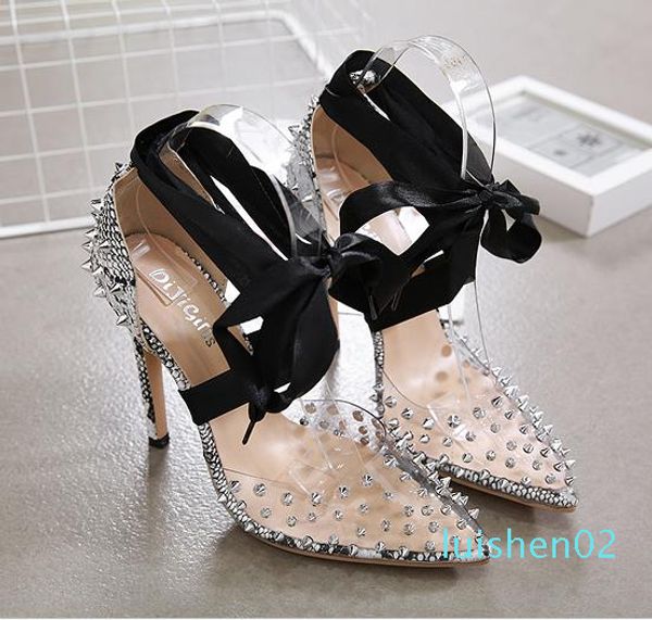 woman designer high heel shoes snake grain rivets spike pointed toe pumps size 35 to 40 l02, Black
woman designer high heel shoes snake grain rivets spike pointed toe pumps size 35 to 40 l02, Black
