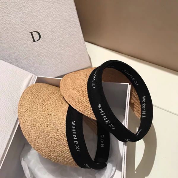 fine sunshade hair band lafite woven empty female korean style letter hair hoop type no cap hat anti-hat sunshade, Blue;gray
fine sunshade hair band lafite woven empty female korean style letter hair hoop type no cap hat anti-hat sunshade, Blue;gray