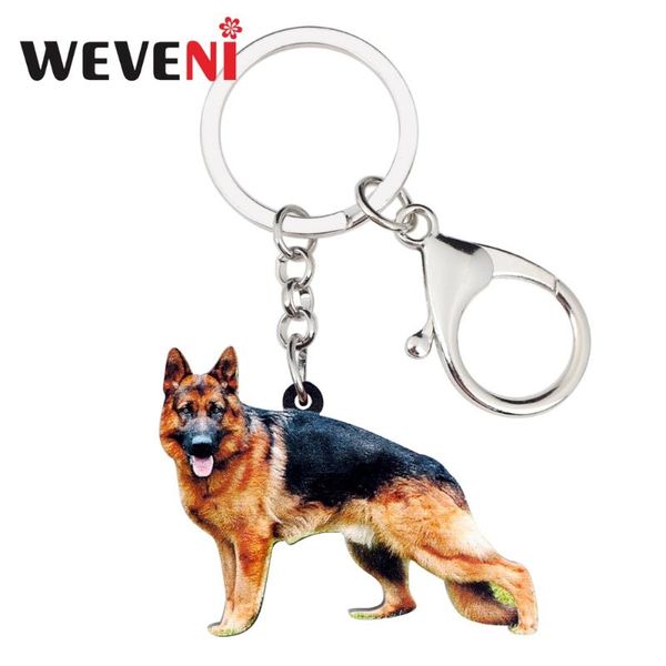 weveni acrylic german shepherd dog key chain keychain ring fashion animal jewelry for women girls pet lovers car bag charms gift, Silver
weveni acrylic german shepherd dog key chain keychain ring fashion animal jewelry for women girls pet lovers car bag charms gift, Silver
