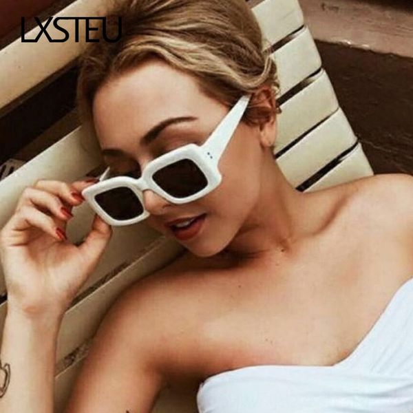 square sun small frame sun men's and women's fashionable sunglasses modelling glasses l86131, White;black
square sun small frame sun men's and women's fashionable sunglasses modelling glasses l86131, White;black