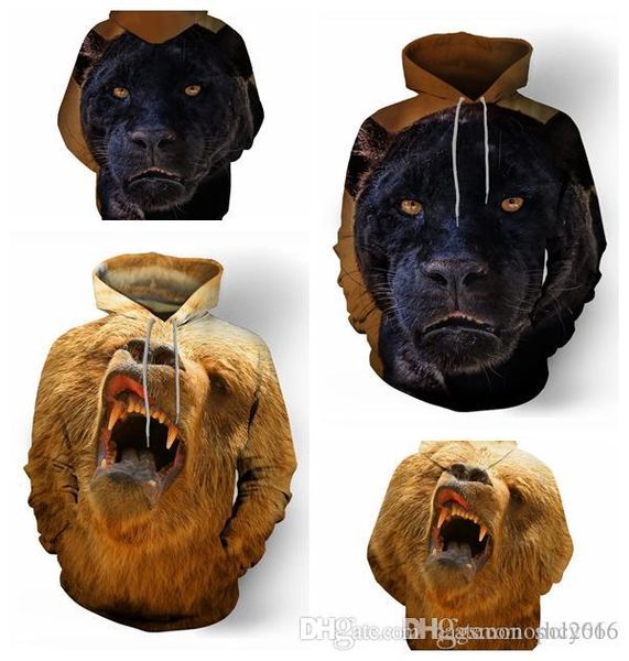 men 3d digital print zipper cardigan male long sleeve sweater hooded bear beast hoodies & sweatshirts jacket coat thick clothing, Black
men 3d digital print zipper cardigan male long sleeve sweater hooded bear beast hoodies & sweatshirts jacket coat thick clothing, Black