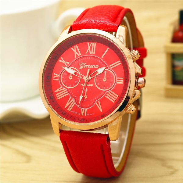wristwatches fashion men's and women's watches leather quartz watch geneva rome watch personality casual fashion dress watch, Slivery;brown
wristwatches fashion men's and women's watches leather quartz watch geneva rome watch personality casual fashion dress watch, Slivery;brown