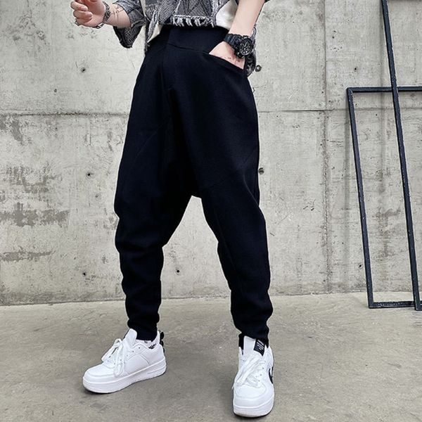 men's trousers 2020 autumn new slim solid color design book harlan long trousers loose casual personality youth men's wear, Black
men's trousers 2020 autumn new slim solid color design book harlan long trousers loose casual personality youth men's wear, Black