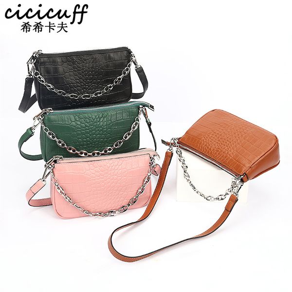 woman hand bag messenger bags mini crocodile genuine leather single shoulder handbag chain french stick underarm shoulder bag
woman hand bag messenger bags mini crocodile genuine leather single shoulder handbag chain french stick underarm shoulder bag